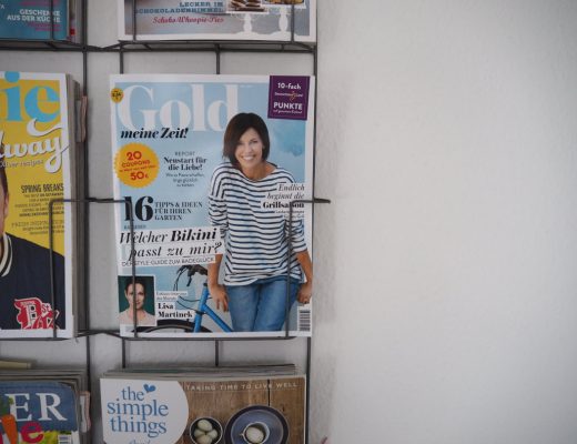Gold - meine Zeit Zeitschriftenhalter